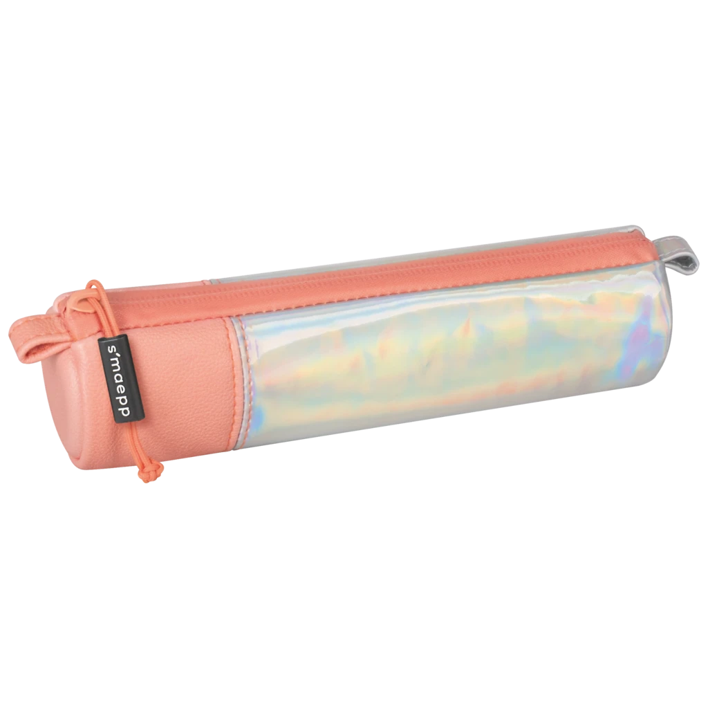 Pennskrin s'maepp S “Iridescent” | korall/silver iriserande