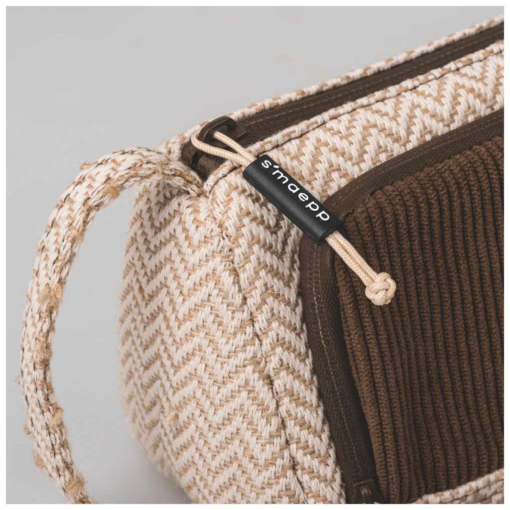 Pennskrin s'maepp L “Vintage Love” | brun/naturlig ljus