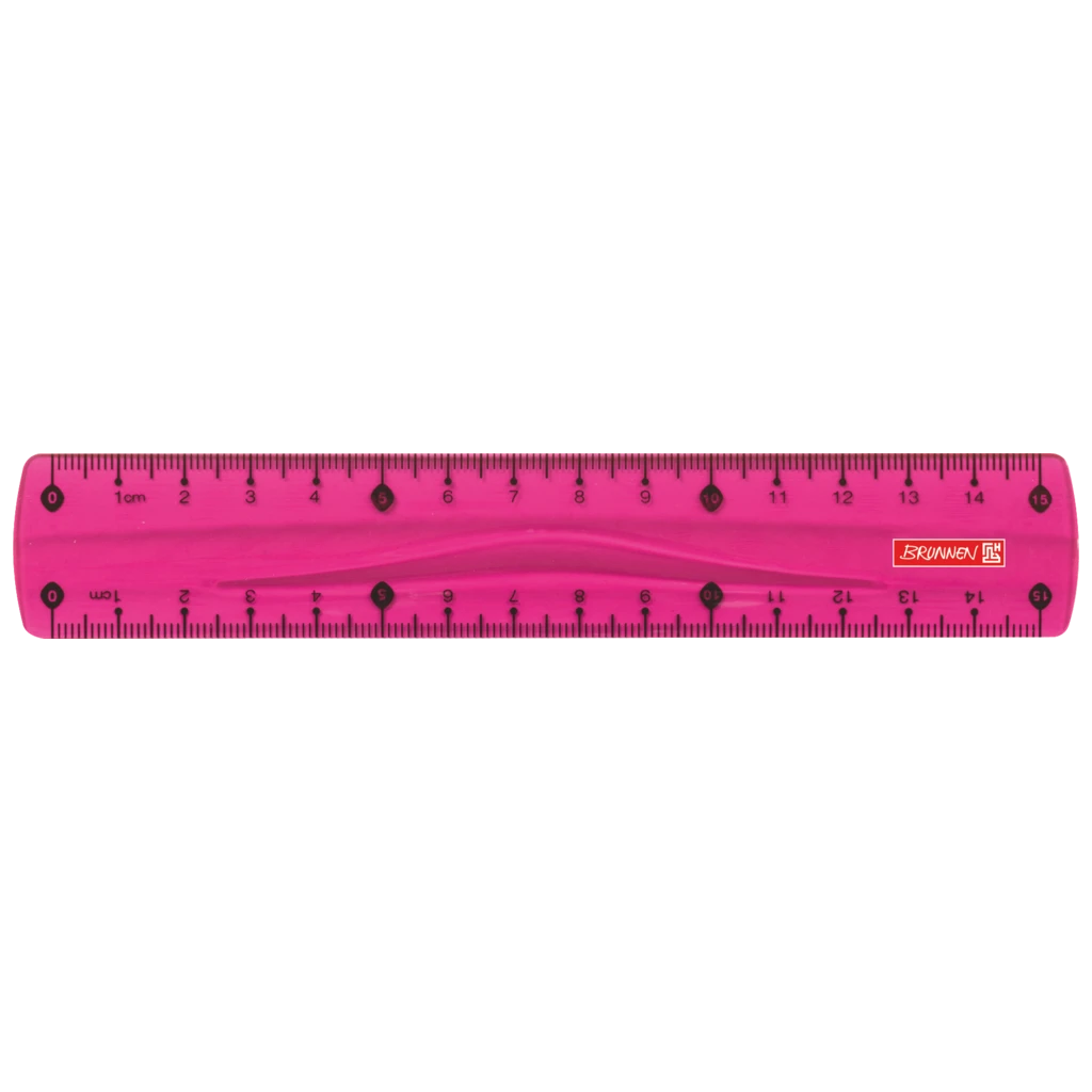 Linjal Colour Code | 15 cm, pink