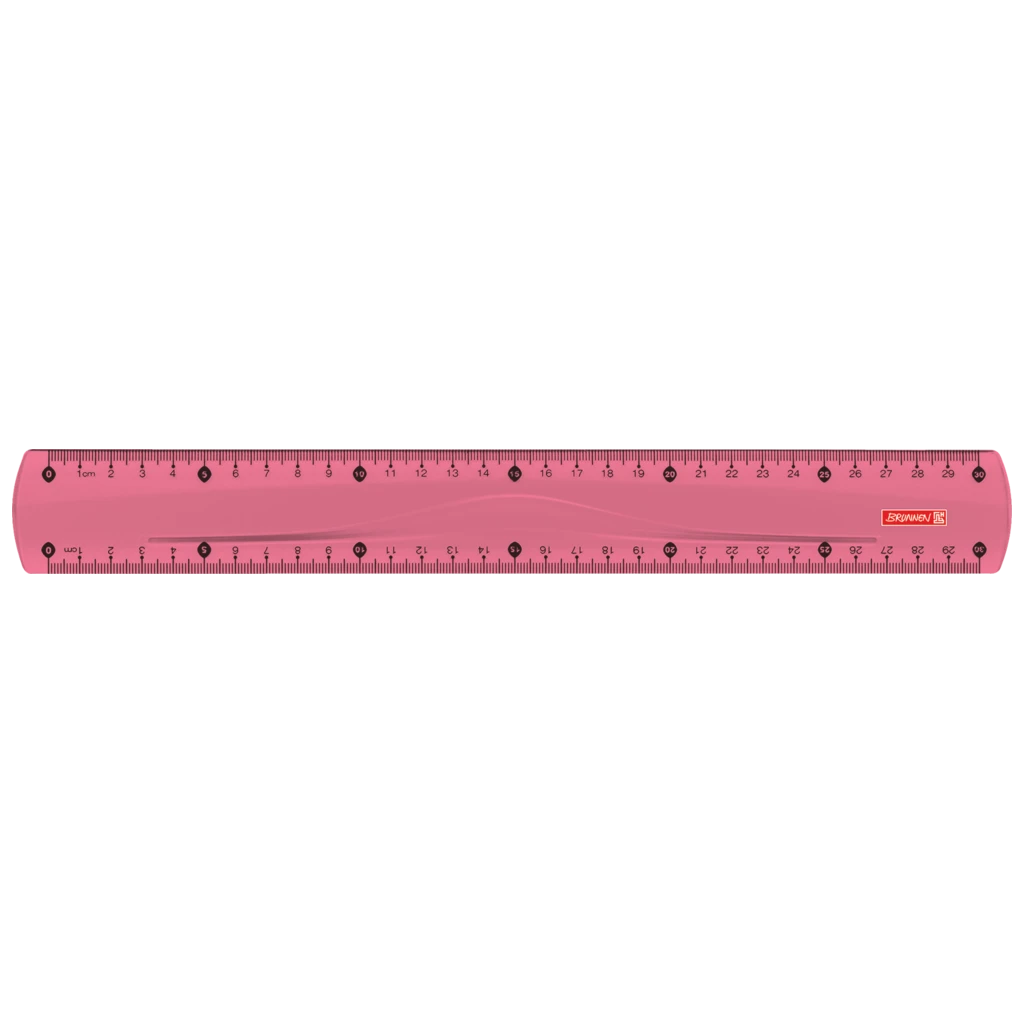 Linjal Colour Code | 30 cm, tulip