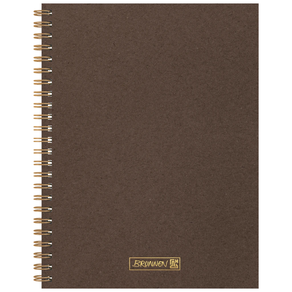Anteckningsbok Premium Wire | A5, dottad, chocolate