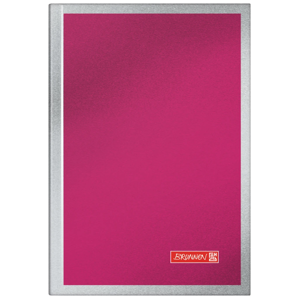 Anteckningsbok Premium Metallic | A6, rutat, fuchsia