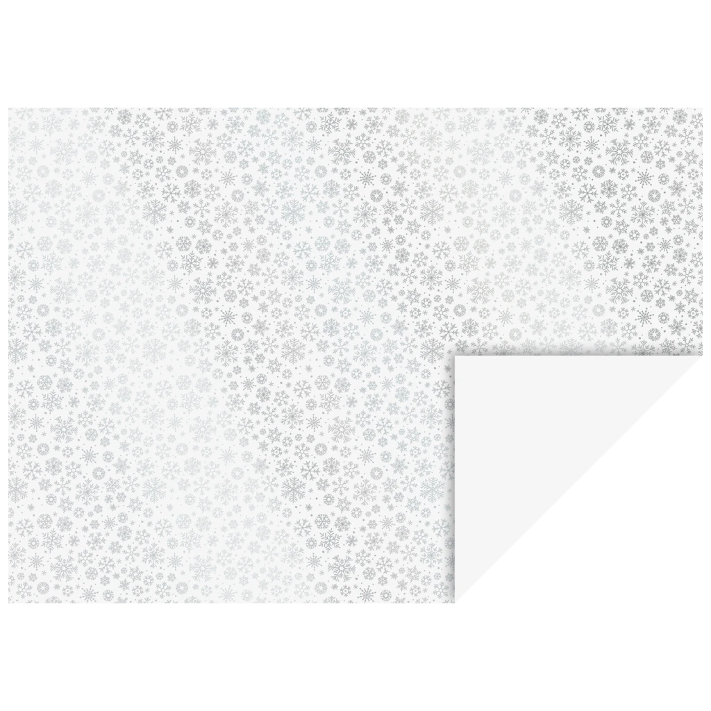 Motivkartong “Kristaller” | 50×70 cm, 240 g/m², vit/silver glansigt