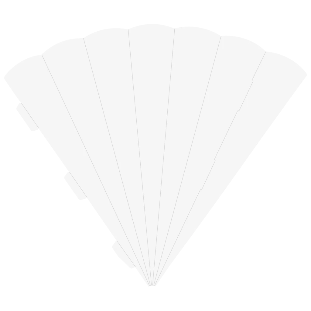 Skolkon blank tillskärning | 69 cm, 400 g/m², vit
