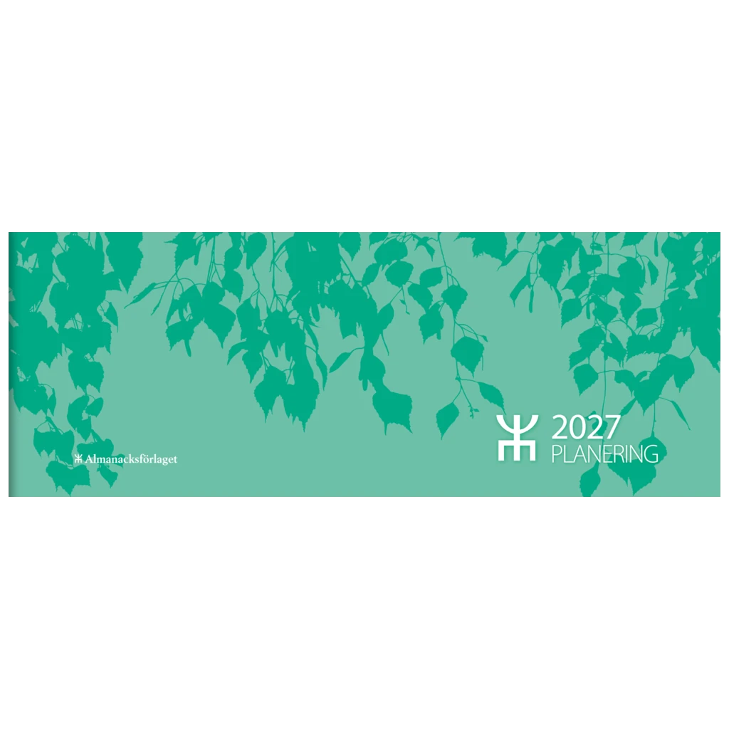 Bordskalender Planering | 26×10 cm, grön